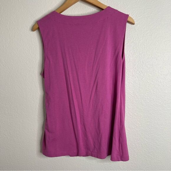 Soft Surroundings Purple Crossover Tank Top Petite Extra Large - Picture 4 of 4